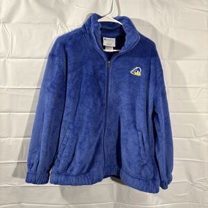 University Of Delaware Champion Full Zip Fleece Jacket Men’s Small Blue
